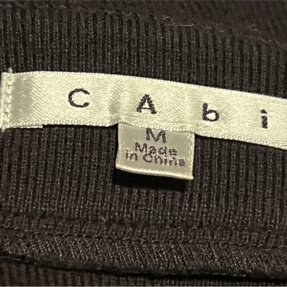 CABI black cotton blend knit skirt size medium - Picture 8 of 10